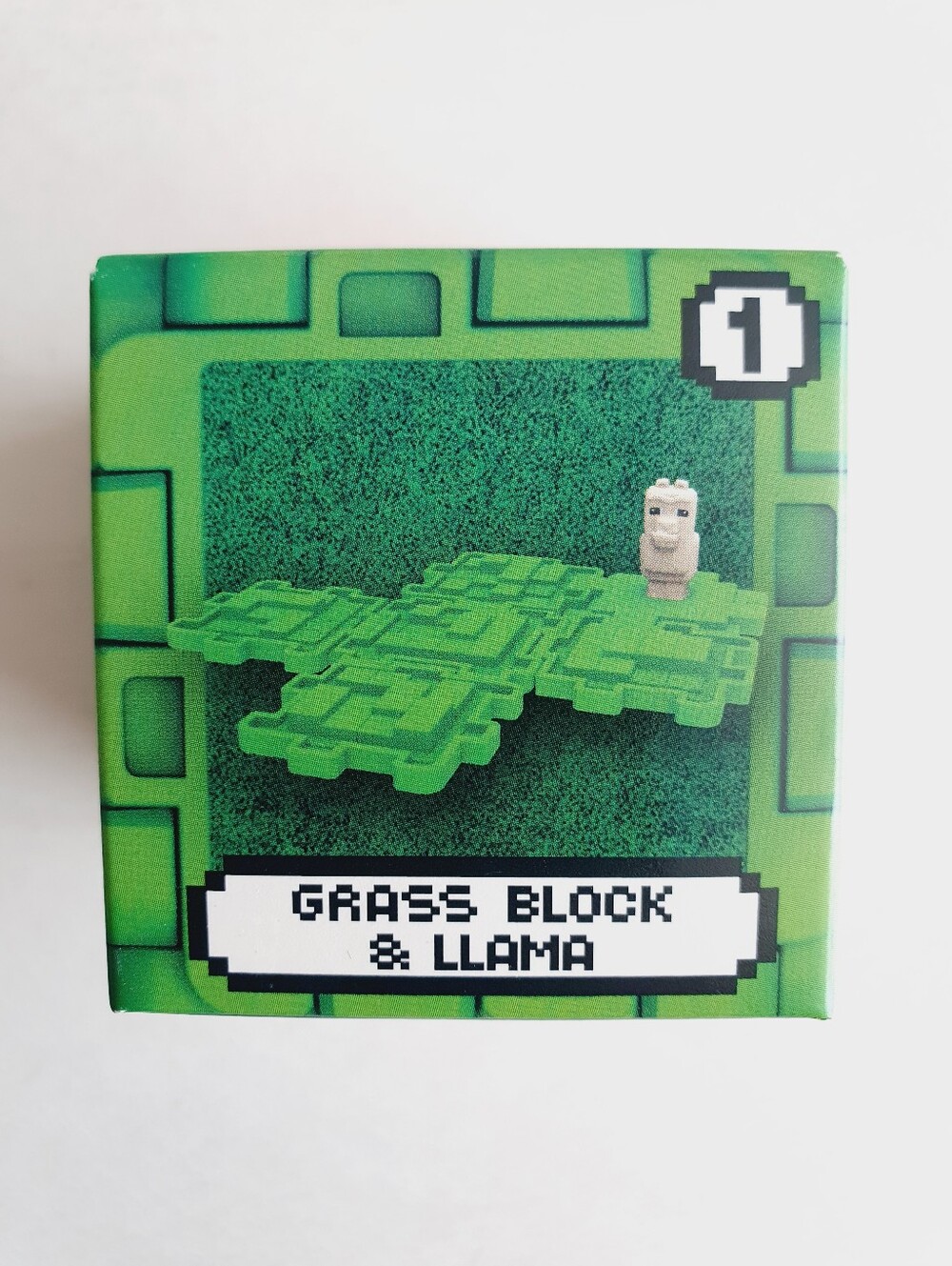 Minecraft Movie Grass Block Llama 2025 McDonald's Happy Meal Toy #1 Unused Code